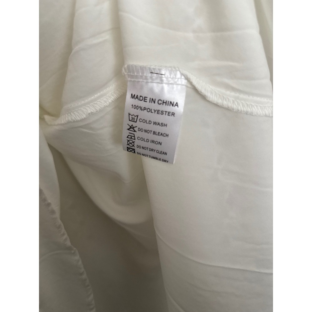 Ivy City Co Estelle White Lace Midi Dress Bridal Shower Cottagecore XS - Picture 6 of 8